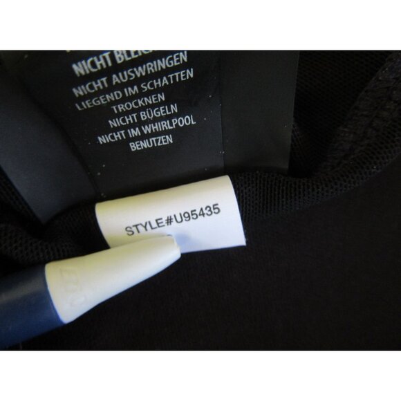 Coco Reef Grace Tankini Top Black Silver Trim 44DD NWT Shelf Bra Sporty Summer - Picture 10 of 10